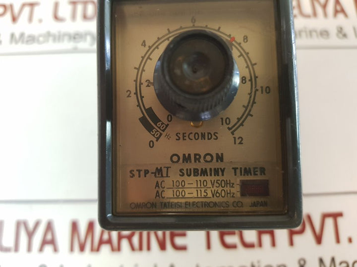 Omron Stp-mt Subminy Timer 0To10 Sec.60Hz/0To12 Sec.50Hz
