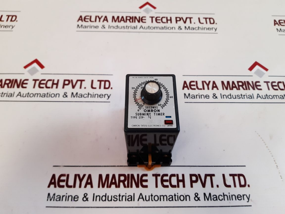 Omron Stp-n Subminy Timer 0 To 60 Sec