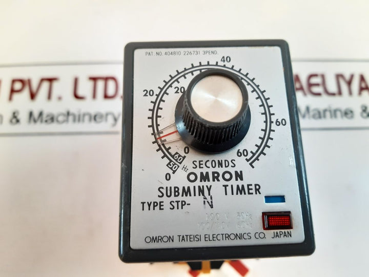 Omron Stp-n Subminy Timer 0 To 60 Sec