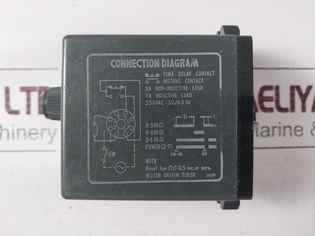 Omron Stp-n Subminy Timer 404810 226731 3Pend. Motor Driven Timer 115 Vac