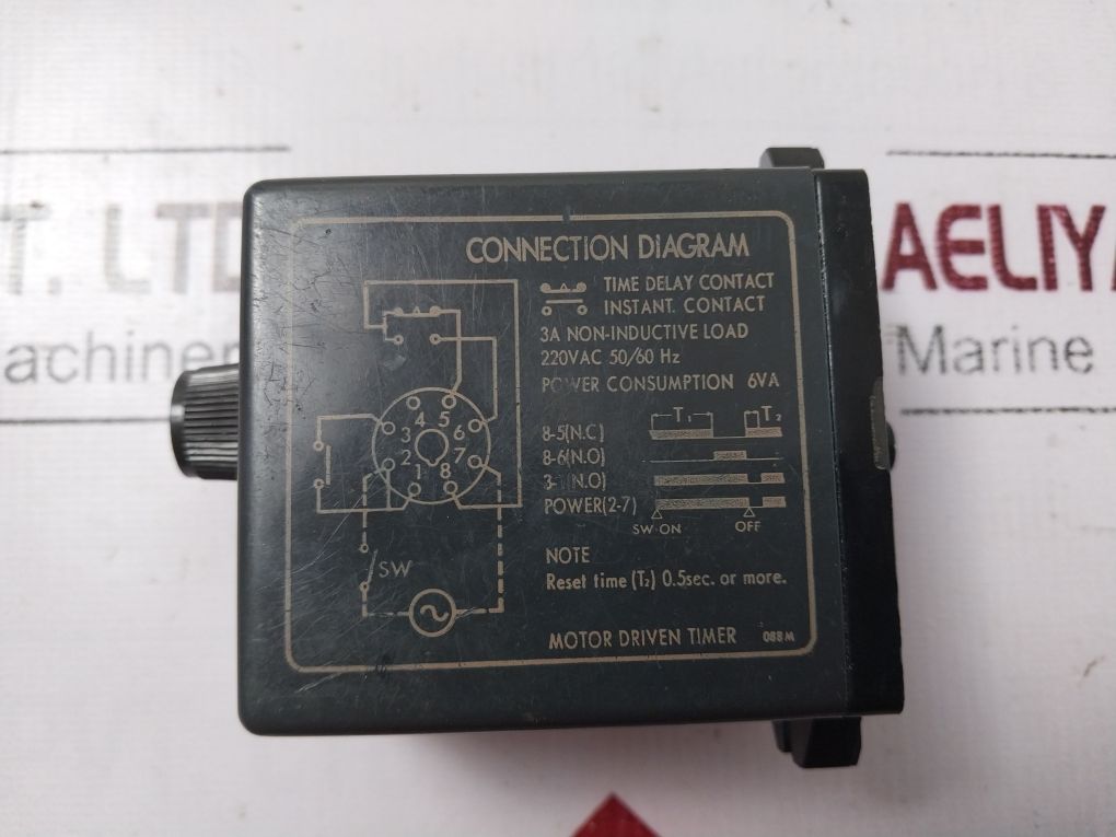 Omron Stp-n Subminy Timer 0-30 Minutes 110Vac