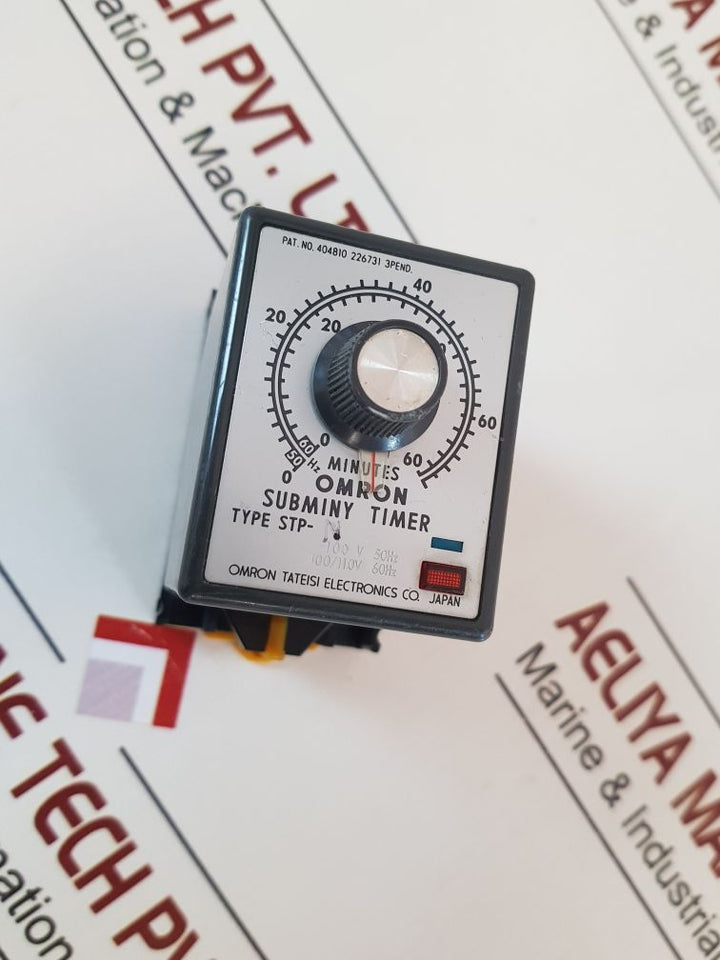 Omron Stp-n Subminy Timer 0 To 60 Minutes 60Hz