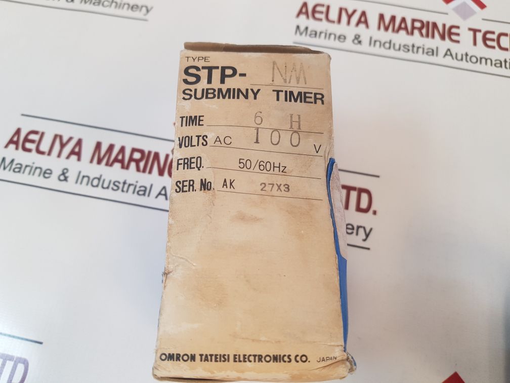 Omron Stp-nm Subminy Timer 6H ,100/110V