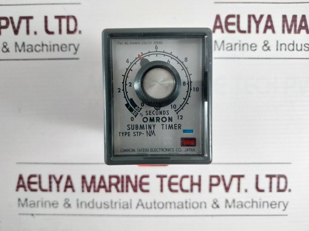 Omron Stp-nm Subminy Timer 0 To 10 Seconds 60Hz