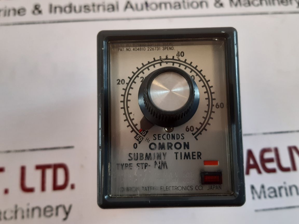 Omron Stp-nm Subminy Timer 0-60 Sec 60Hz0-60 Sec 50Hz
