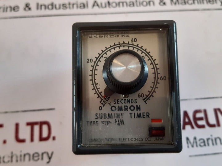 Omron Stp-nm Subminy Timer 0-60 Sec 60Hz0-60 Sec 50Hz
