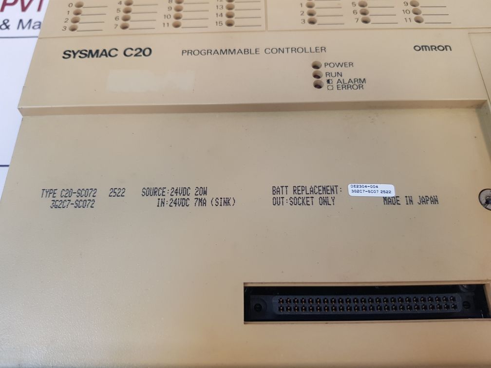 Omron Sysmac C20 3G2C7-sc072 Programmable Controller
