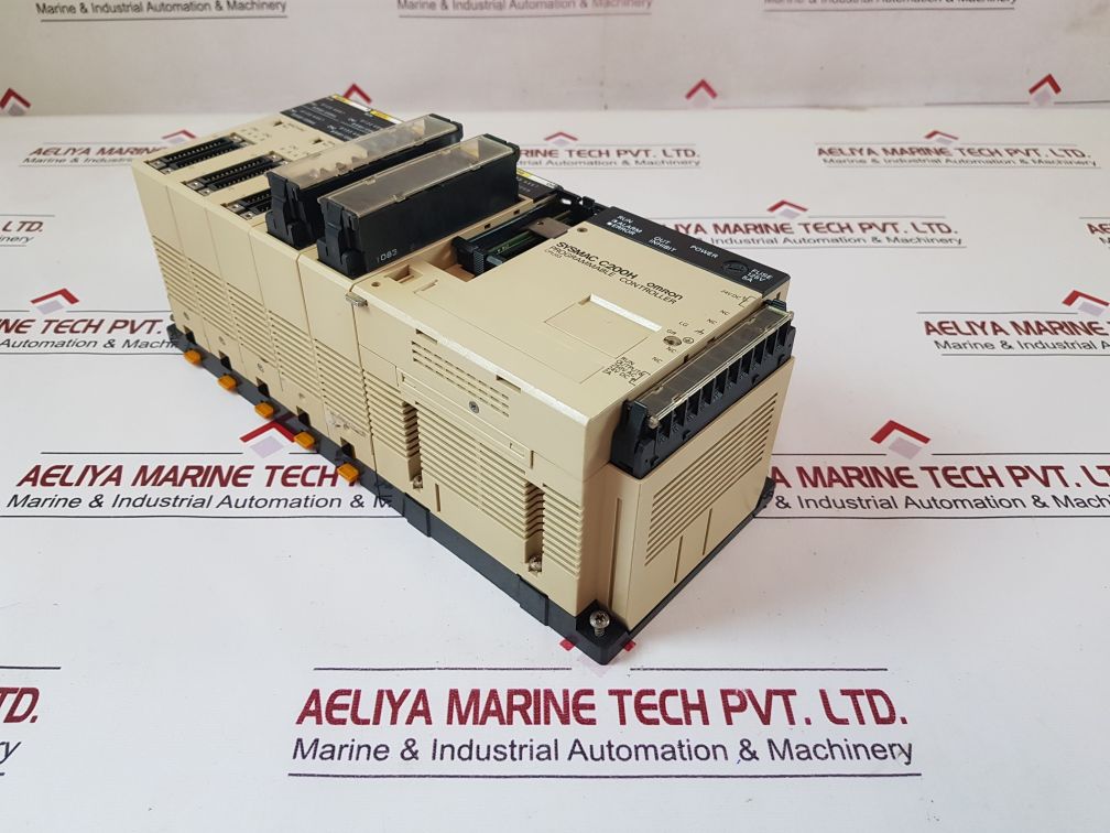 Omron Sysmac C200H-cpu03,Id215,Od215,Oa222,Id212 Module Rack