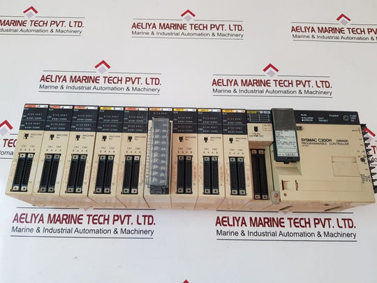 Omron Sysmac C200H Cpu03,Id215,Od215,Ia122,Od219 Programmable Controller Rack