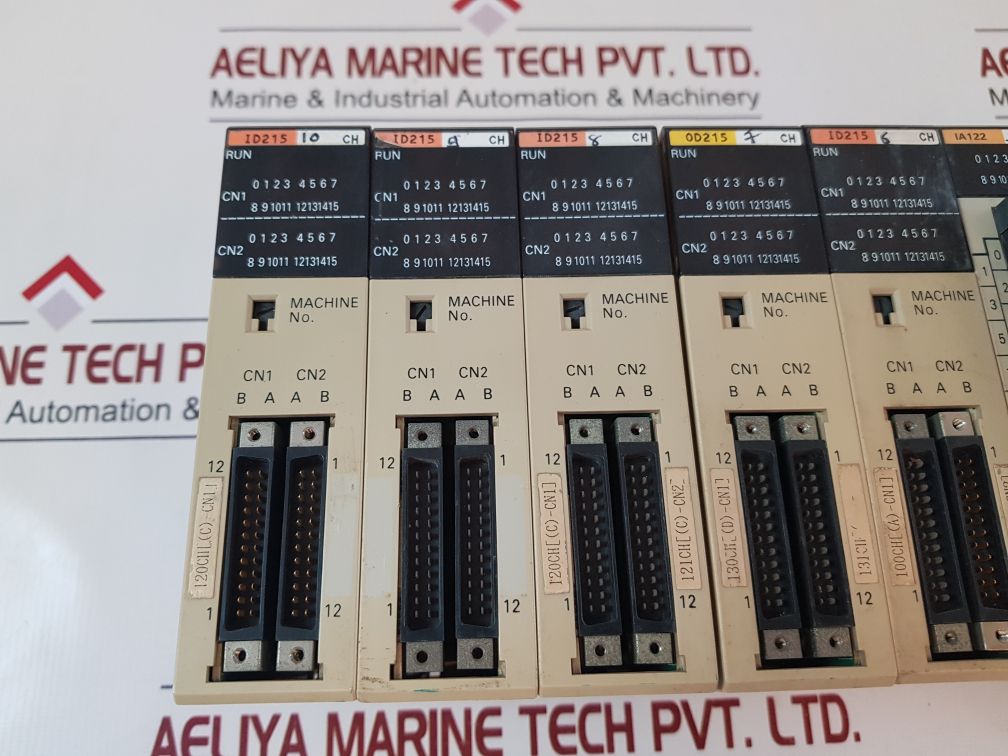 Omron Sysmac C200H Cpu03,Id215,Od215,Ia122,Od219 Programmable Controller Rack