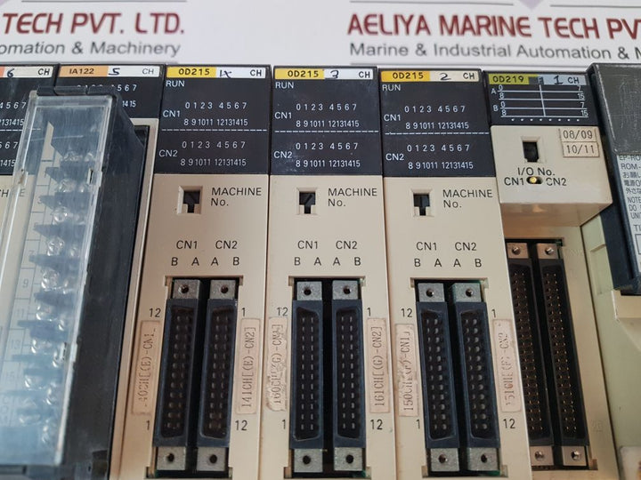 Omron Sysmac C200H Cpu03,Id215,Od215,Ia122,Od219 Programmable Controller Rack