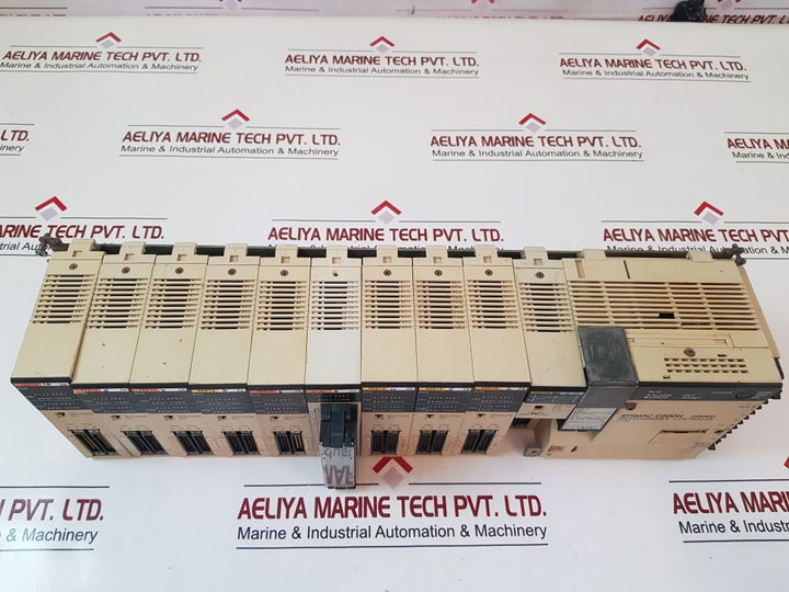 Omron Sysmac C200H Cpu03,Id215,Od215,Ia122,Od219 Programmable Controller Rack