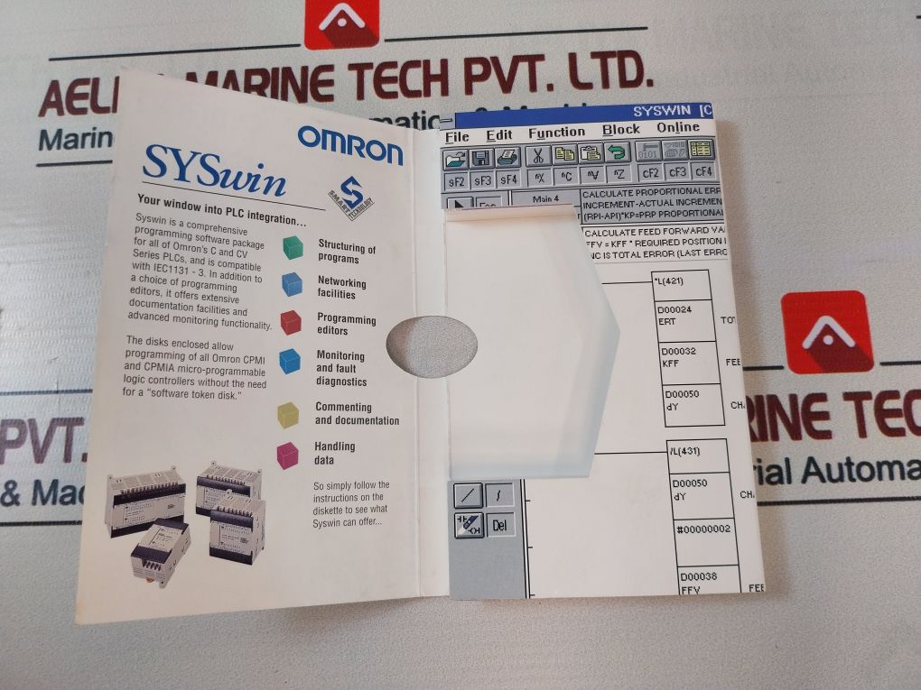 Omron Syswin Cpm Sysmate Factory Software Plc Set