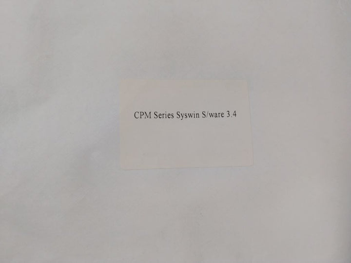 Omron Syswin Cpm Sysmate Factory Software Plc Set