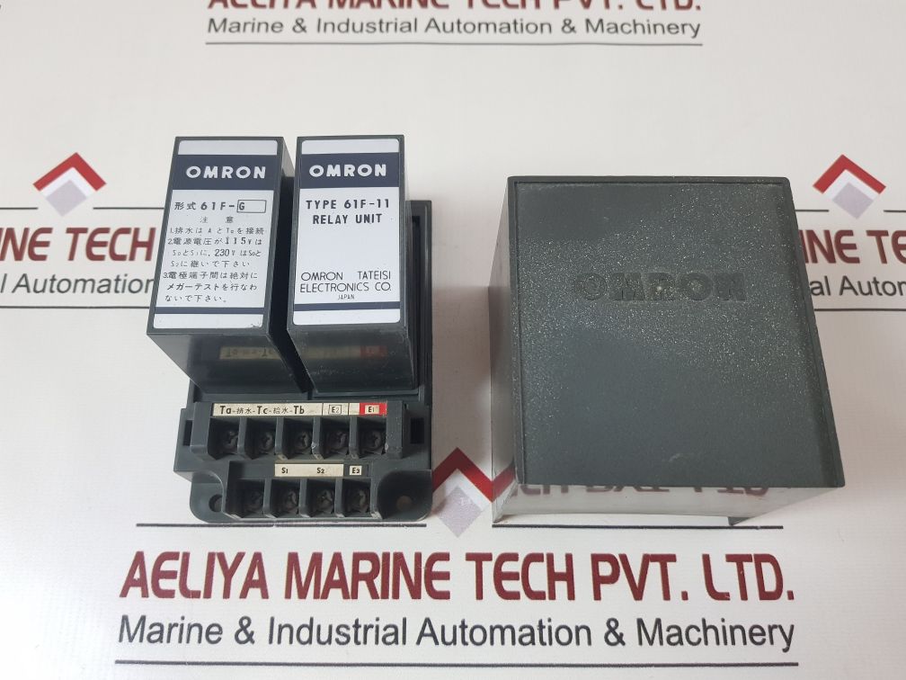 Omron 61F-11 Floatless Level Switch With 61F-g Relay Unit