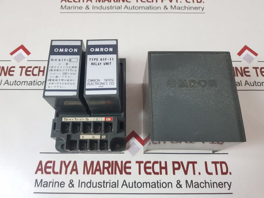 Omron 61F-11 Floatless Level Switch With 61F-g Relay Unit