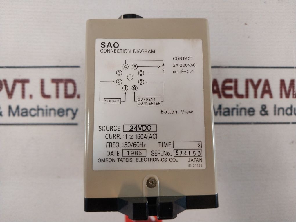 Omron Tateisi Sao-s Current Sensor 24Vdc