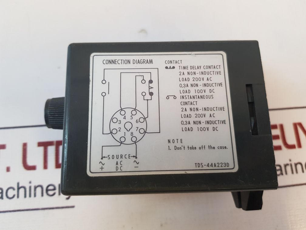 Omron Tds-44A223D Solid State Timer 0 To 10 Seconds