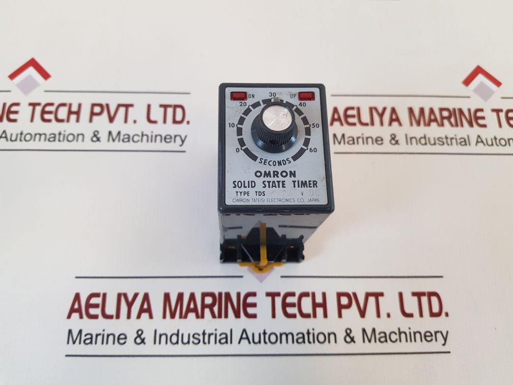 Omron Tds-44A223D Solid State Timer 0 To 60 Seconds