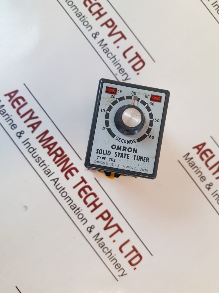 Omron Tds-44A223D Solid State Timer 0 To 60 Seconds
