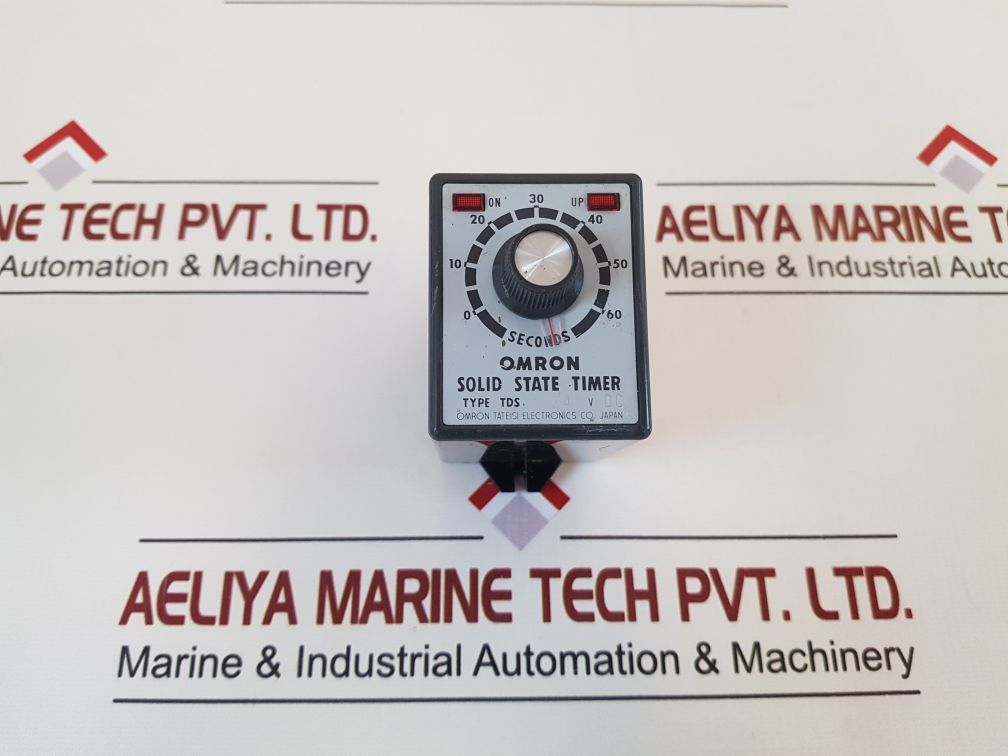 Omron Tds-44A223E Solid State Timer 0 To 60 Seconds