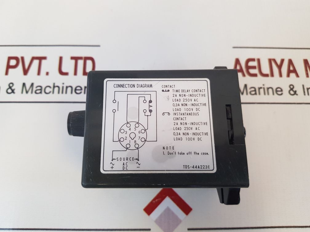 Omron Tds-44A223E Solid State Timer 0 To 60 Seconds