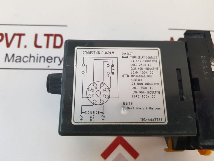 Omron Tds-44A223E Solid State Timer 0 To 10 Seconds