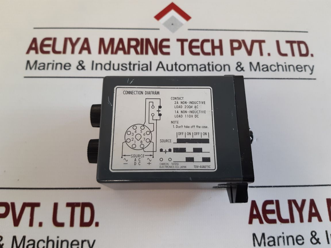 Omron Tdv-1 Twin Timer Module Relay 24V Dc 