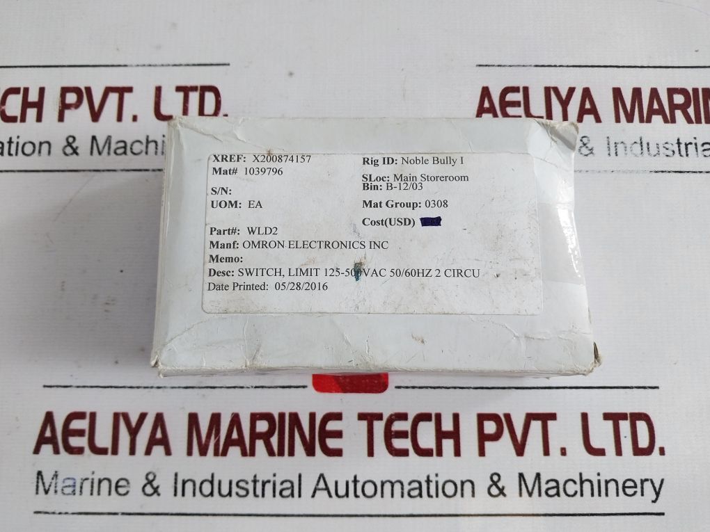 Omron Wld28-n Limit Switch