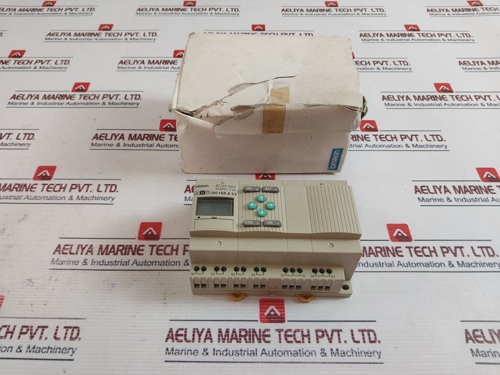 Omron Zen-20C1Ar-a-v2 Programmable Relay Cpu Unit 100-240 Vac