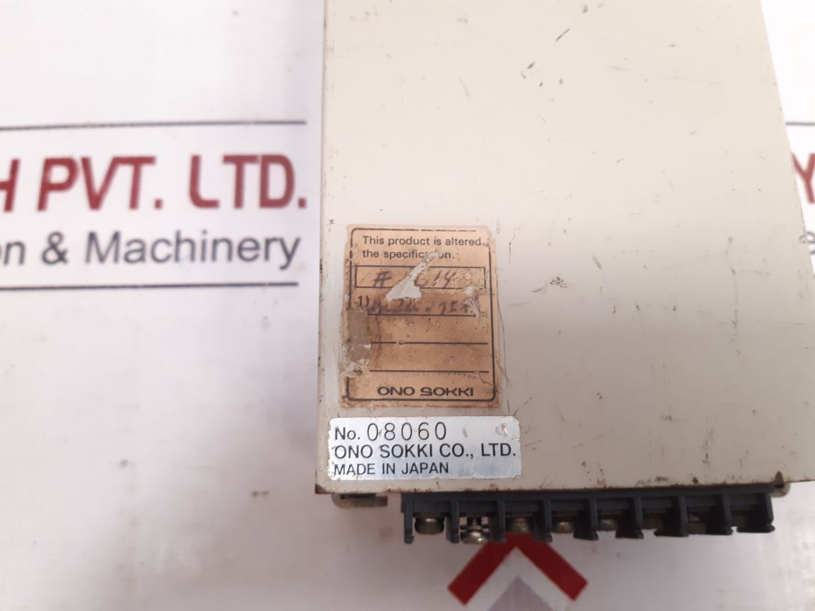 Ono Sokki Tm-810 Digital Tachometer 220V Ac