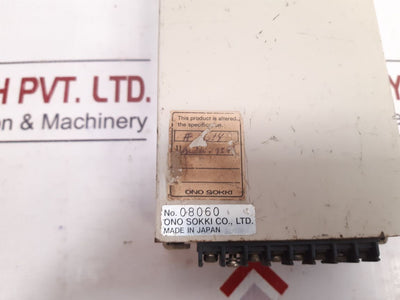 Ono Sokki Tm-810 Digital Tachometer 220V Ac