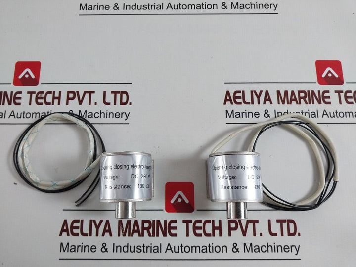 Opening Closing Electro-magnet Dc 220 V 130 Ohm Lifting Electromagnet
