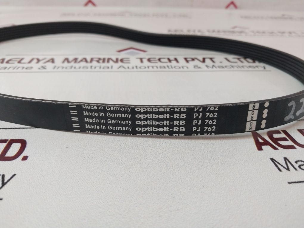 Lot Of 7X Optibelt-rb 4872256 02 Ribbed V Belt Pj 762