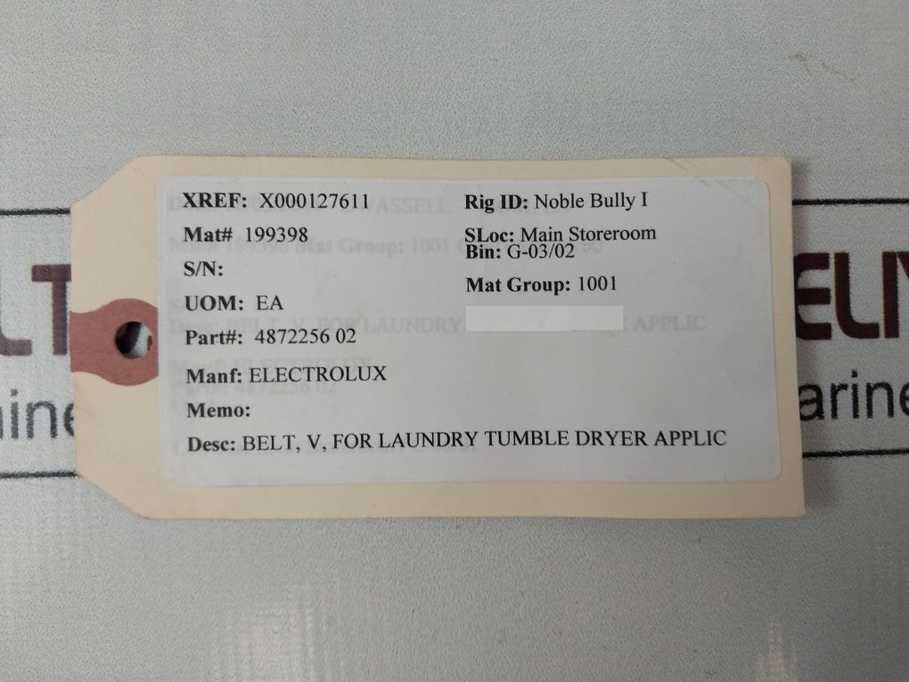 Lot Of 7X Optibelt-rb 4872256 02 Ribbed V Belt Pj 762