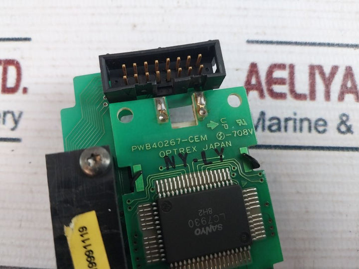 Optrex Pwb40267-cem Pcb For Robot Teach During