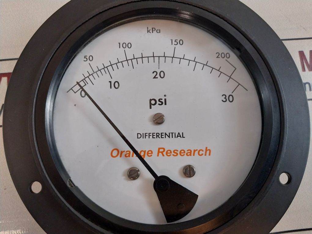 Orange Research 1201Pg-1C-4.5F Differential Pressure Instrument 3000 Psi