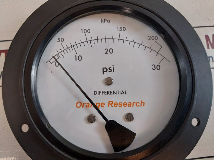 Orange Research 1201Pg-1C-4.5F Differential Pressure Instrument 3000 Psi
