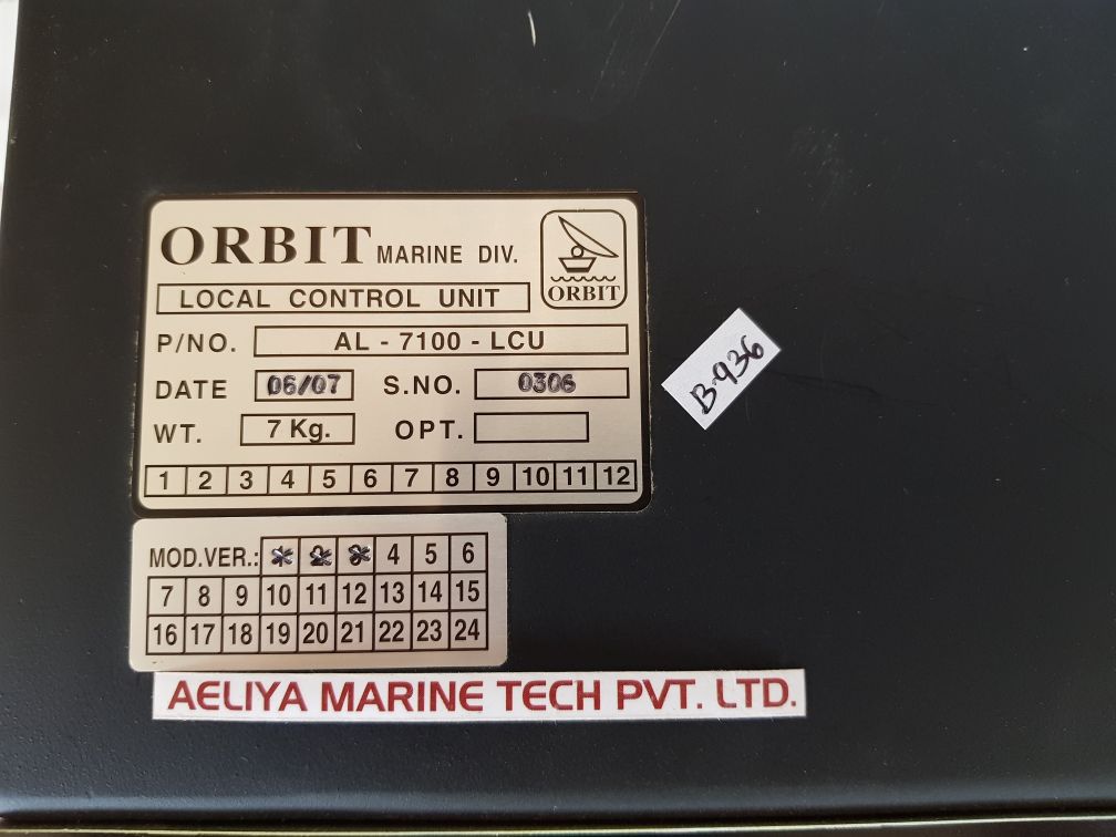 Orbit Al-7100-lcu Local Control Unit