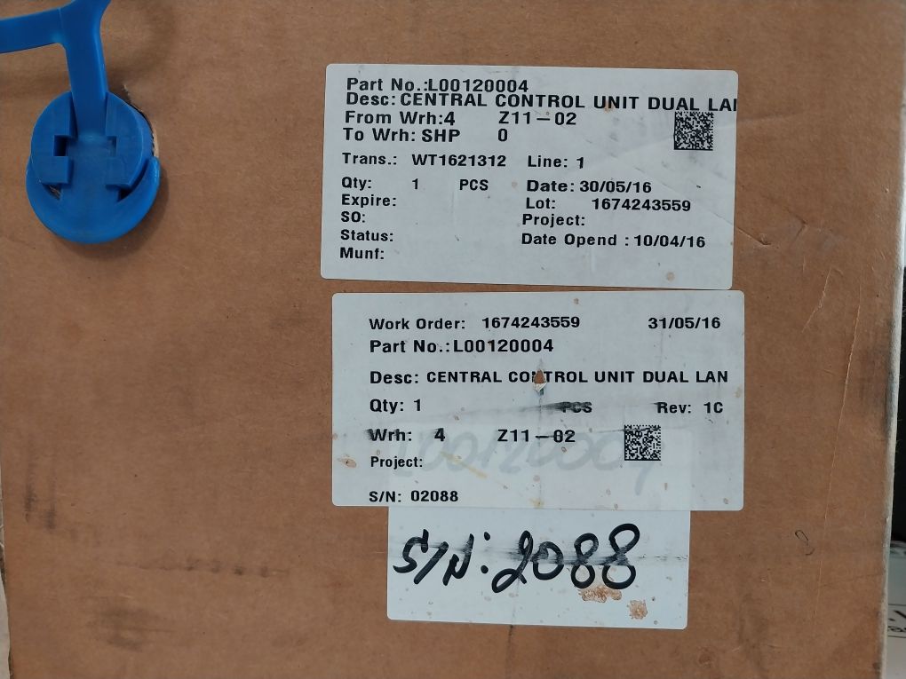 Orbit Central Control Unit Dual Lan Al-7108-ccu Communication Control Unit L00120004