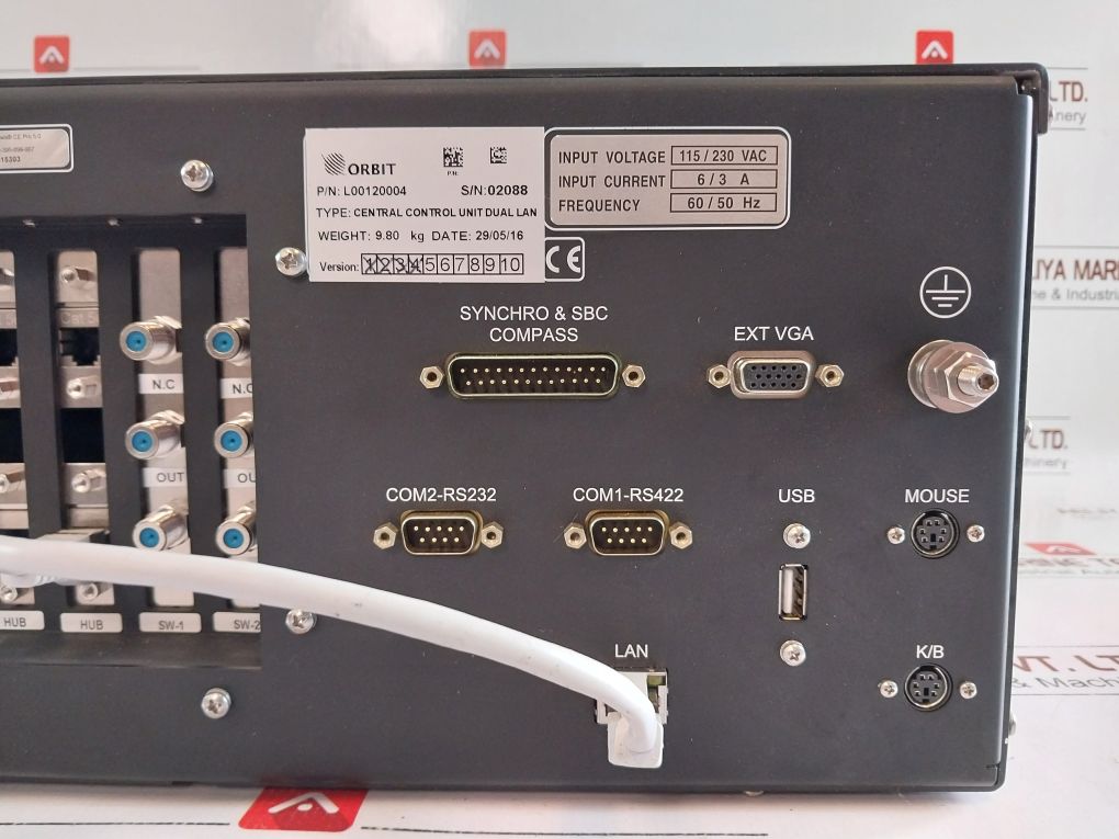Orbit Central Control Unit Dual Lan Al-7108-ccu Communication Control Unit L00120004
