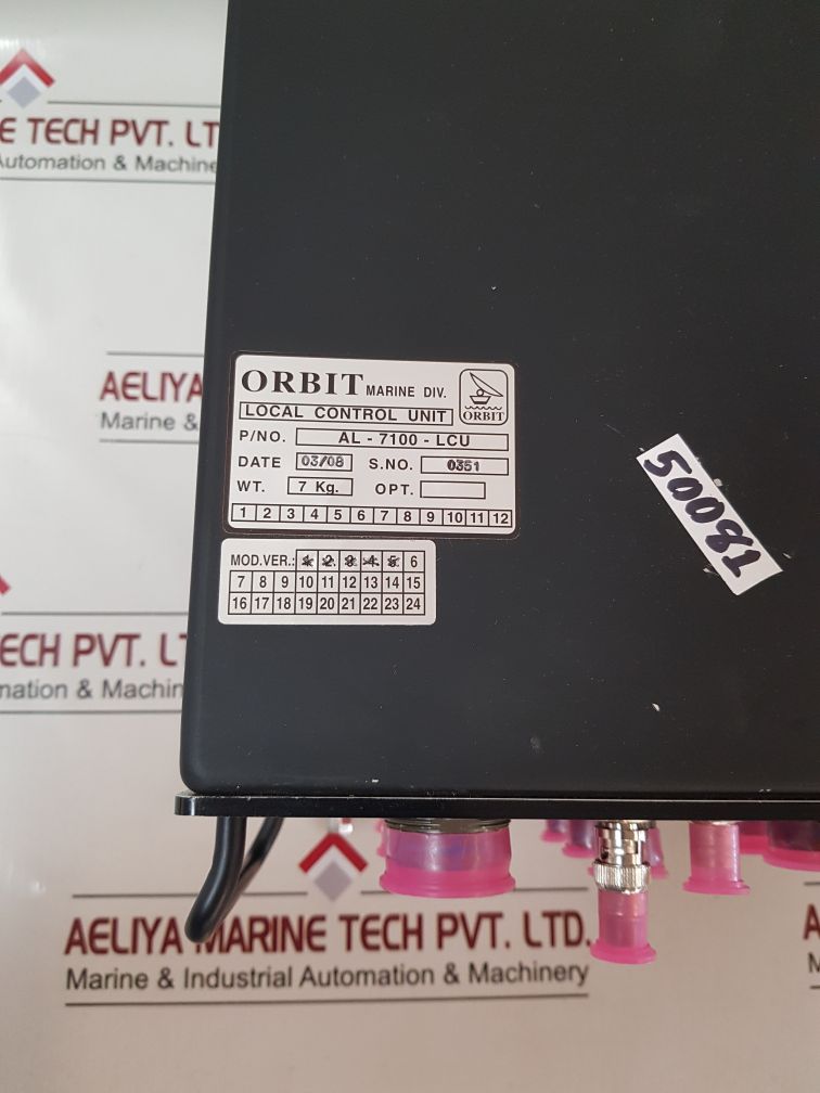 Orbit Marine Al-7100-lcu Local Control Unit