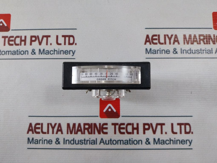 Order Pitch -100-0-100 Mounting Analogue Edgewise Panel Meter