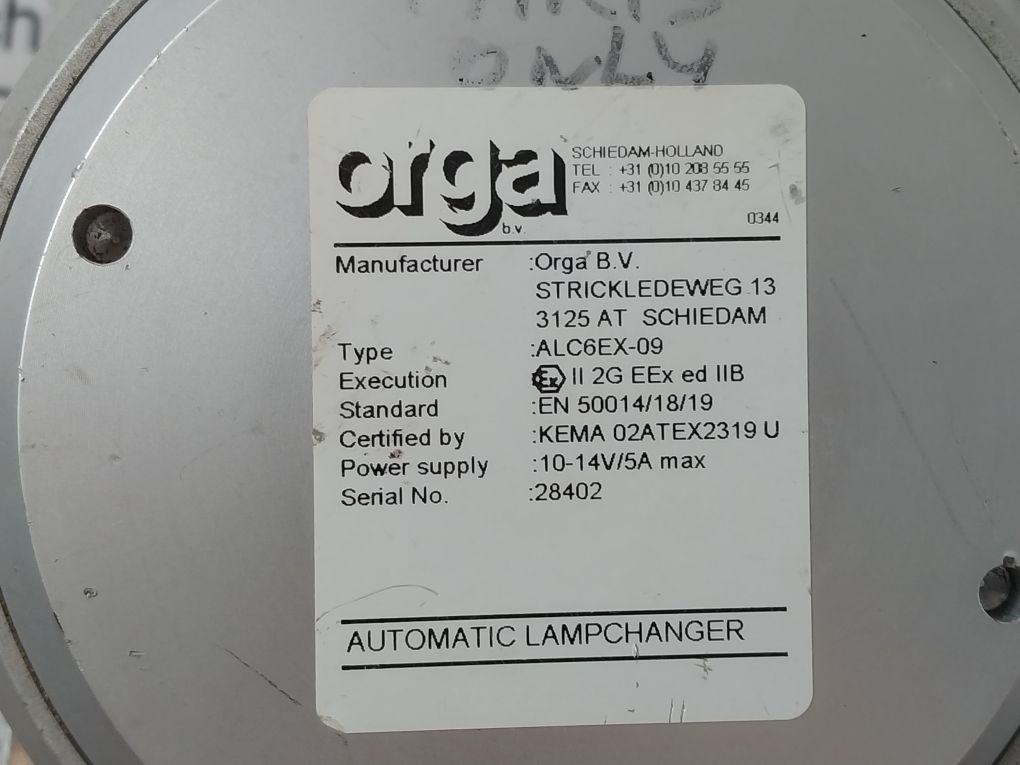 Orga Automatic Lampchanger Alc6Ex-09 Without Marine Lantern Unit Control