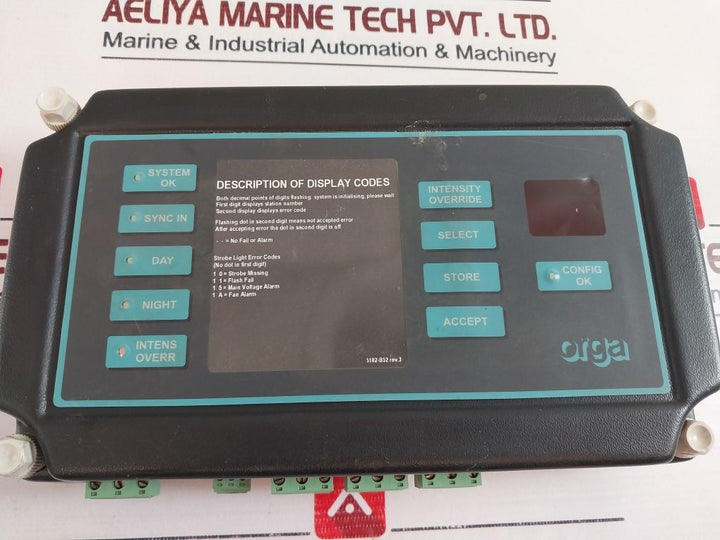 Orga Cip8503 System Controller Display 5102-b52 Rev.3