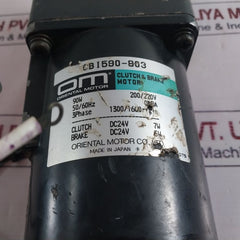 Oriental Motor Cbi590-803 3 Phase Clutch & Brake Motor 0.8A Dc24V 50/60Hz