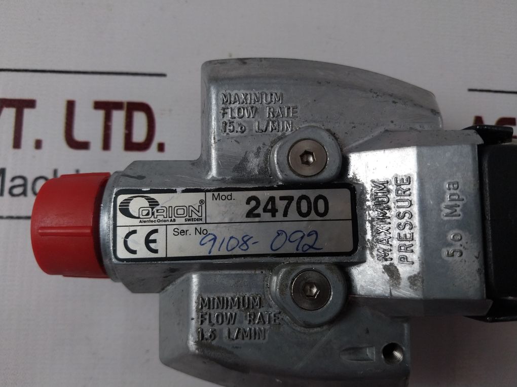 Orion 24700 Digital Hand Liquid Oil Volume Hose End Meter M1To8-dn12 (1/2”)