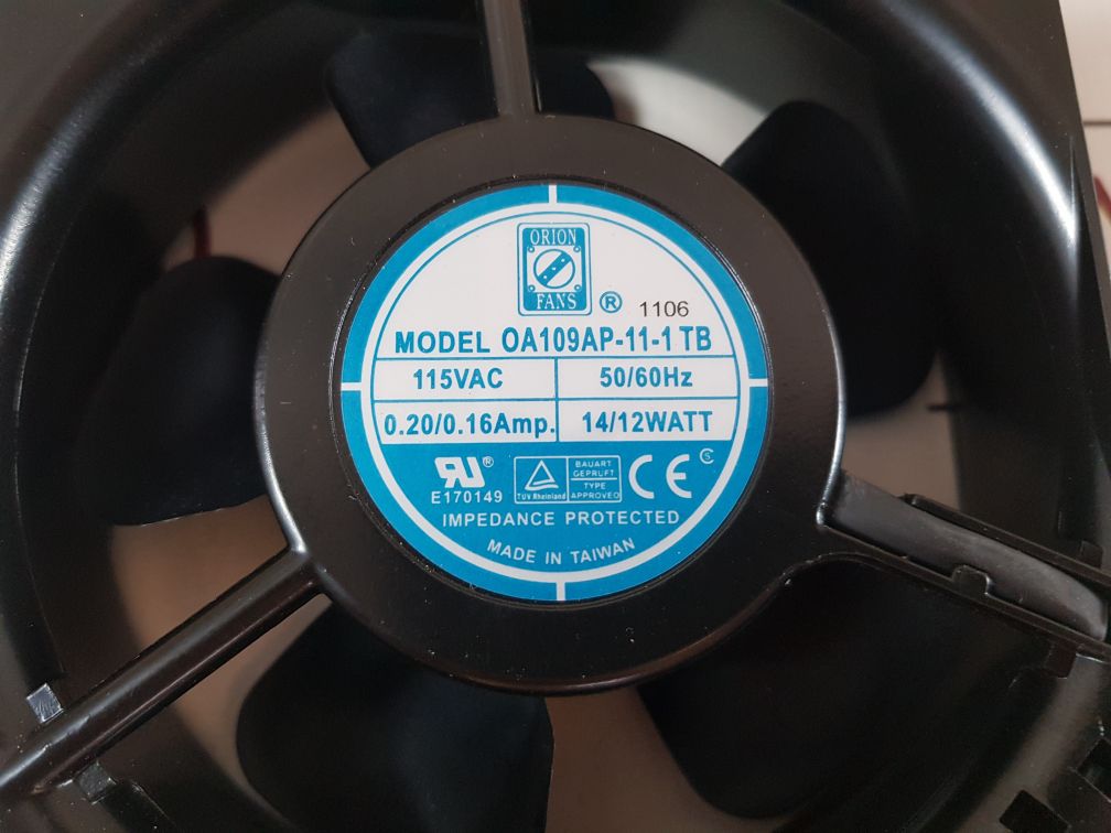 Orion fans oa109ap-11-1tb axial fan 115v