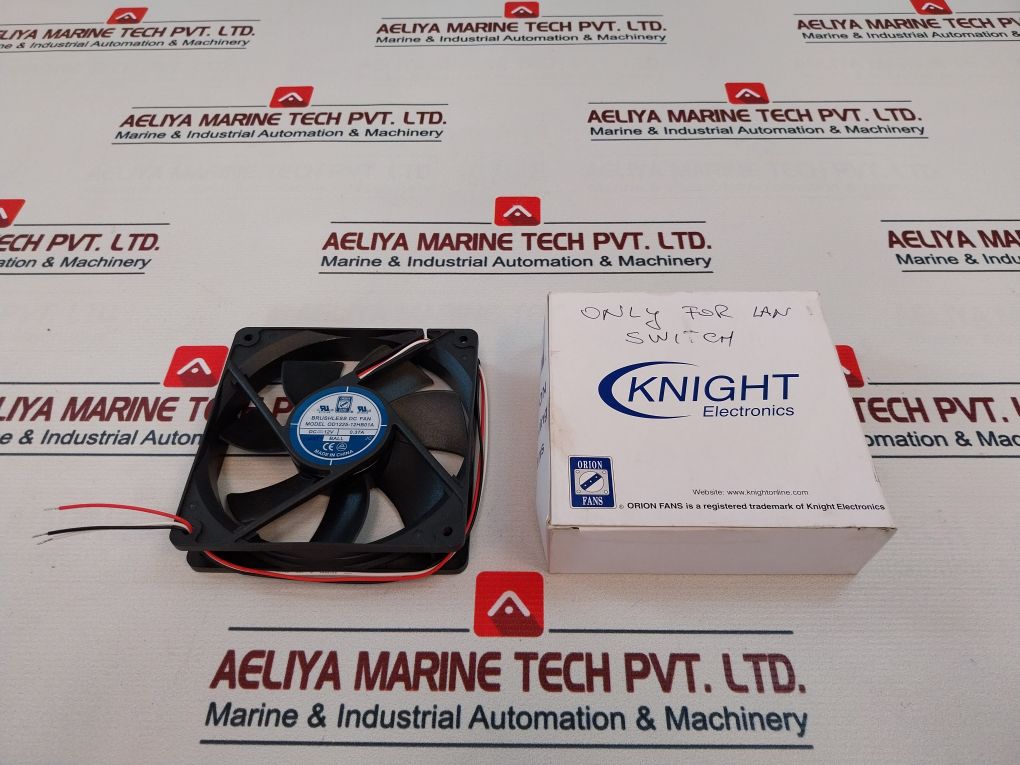 Orion Fans Od1225-12Hb01A Brushless Dc Fan 0.37A