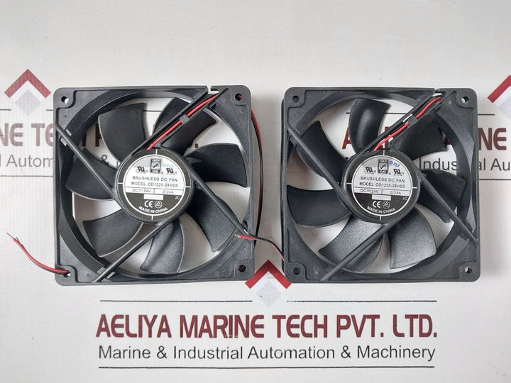 Lot Of 5X Orion Fans Od1225-24Hss Dc Fan 24V 5.8W